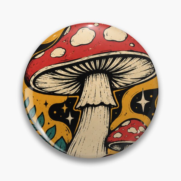 Item preview, Enchanted Mushroom Trio Psychedelic Art designed and sold by Nol1ytv.