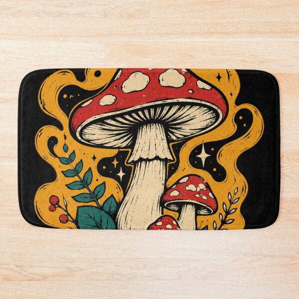 Item preview, Enchanted Mushroom Trio Psychedelic Art designed and sold by Nol1ytv.
