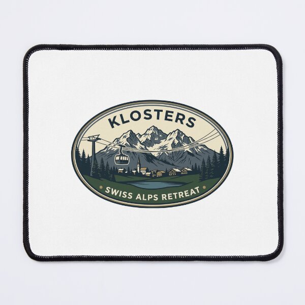 Item preview, Klosters Switzerland Swiss Alps Vintage Mountain Scene designed and sold by k3rstman1.