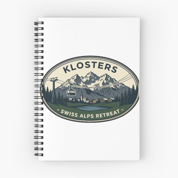 Item preview, Klosters Switzerland Swiss Alps Vintage Mountain Scene designed and sold by k3rstman1.