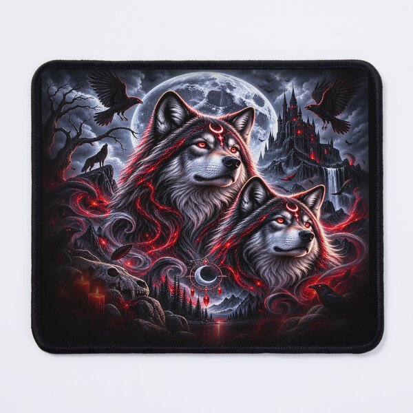 Item preview, Dark Wolves – Guardians of the Blood Moon designed and sold by TroviTutto.