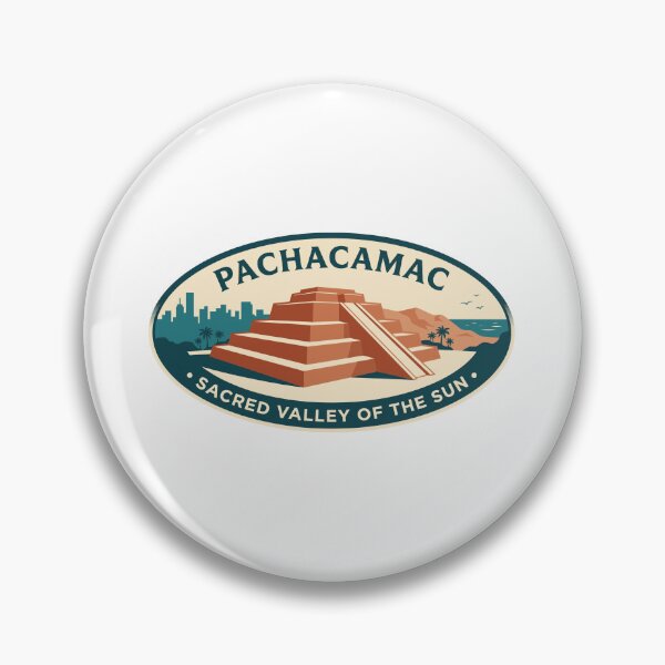 Item preview, Vintage Pachacamac Peru Sacred Valley Travel Badge designed and sold by k3rstman1.