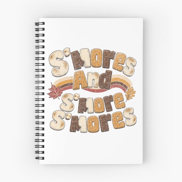 Item preview, S’mores and S’more S’mores Retro Fall Design designed and sold by SpEnMa-Holidays.