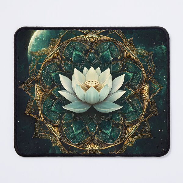 Item preview, 3d Render: Lotus Mandala, Vibrant Emerald And designed and sold by Checho30.