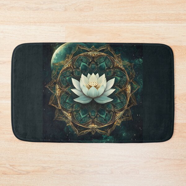 Item preview, 3d Render: Lotus Mandala, Vibrant Emerald And designed and sold by Checho30.