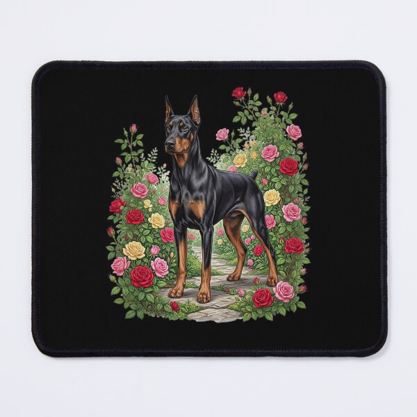 Item preview, Doberman in the rose garden designed and sold by ReneMM.