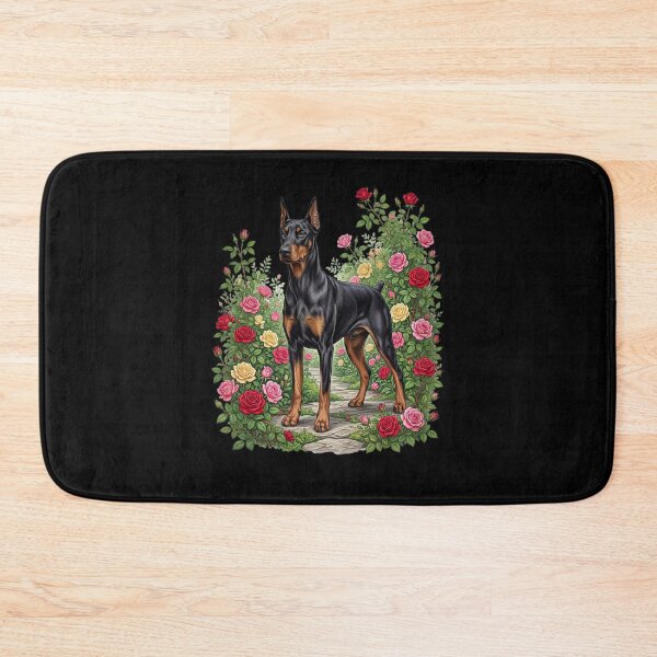 Item preview, Doberman in the rose garden designed and sold by ReneMM.