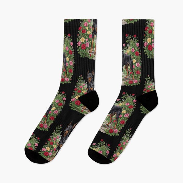 Item preview, Doberman in the rose garden designed and sold by ReneMM.