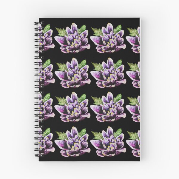 Item preview, Purple Chrysanthemum with Leaf Pattern 1 C2 designed and sold by nastiaart.
