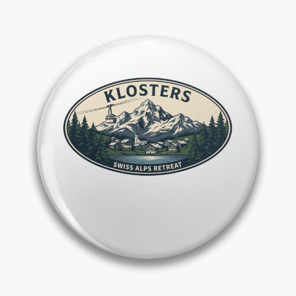 Item preview, Vintage Klosters Swiss Alps Retreat Mountain Scene designed and sold by k3rstman1.