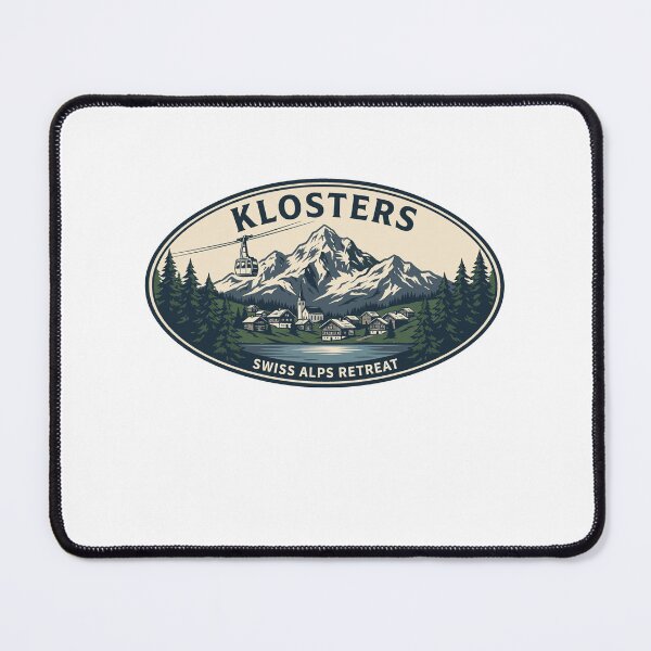Item preview, Vintage Klosters Swiss Alps Retreat Mountain Scene designed and sold by k3rstman1.