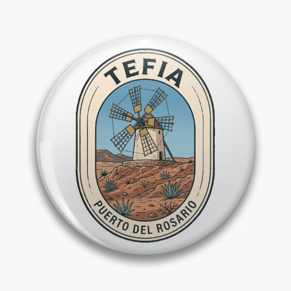 Item preview, Vintage Tefia Fuerteventura Windmill Puerto Del Rosario designed and sold by k3rstman1.