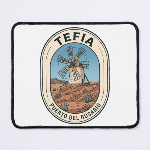 Item preview, Vintage Tefia Fuerteventura Windmill Puerto Del Rosario designed and sold by k3rstman1.
