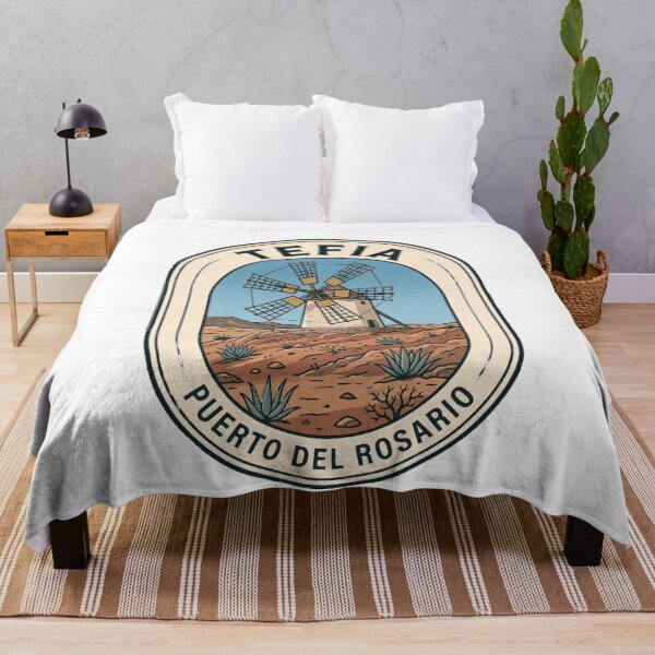 Item preview, Vintage Tefia Fuerteventura Windmill Puerto Del Rosario designed and sold by k3rstman1.