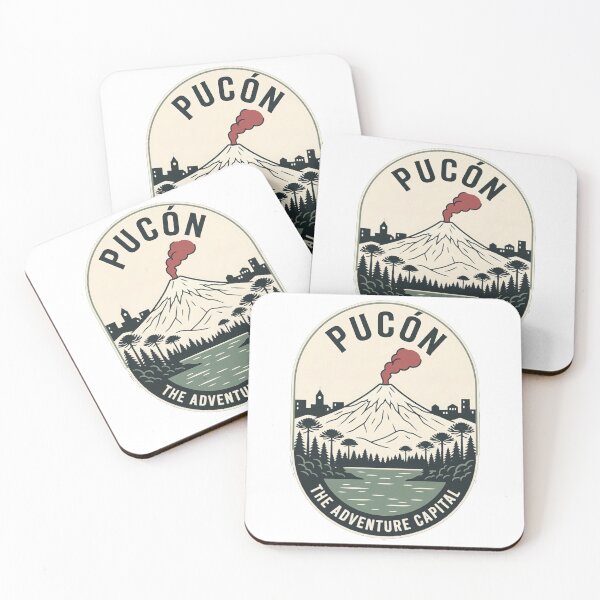 Item preview, Vintage Pucon Chile Villarrica Volcano Adventure Travel designed and sold by k3rstman1.
