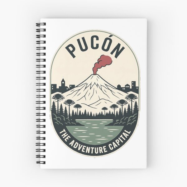 Item preview, Vintage Pucon Chile Villarrica Volcano Adventure Travel designed and sold by k3rstman1.