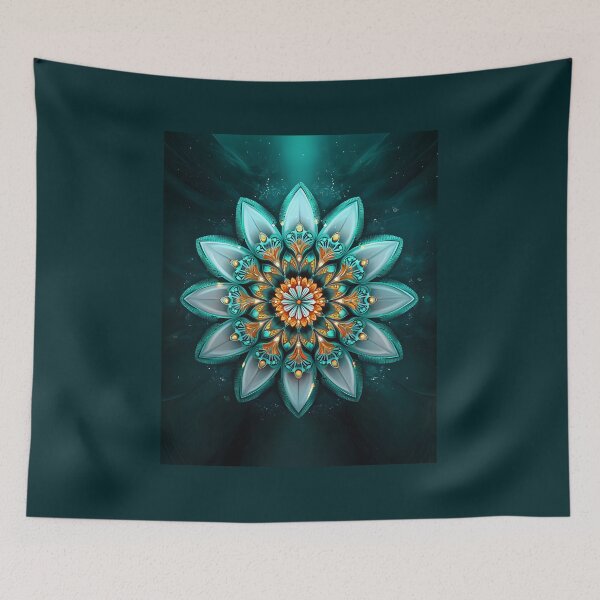 Item preview, 3d Render Of Mandala Flower Bloom, Cool designed and sold by Checho30.