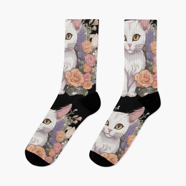Aperçu de l'œuvre Chat blanc n° 11 créée et vendue par JALNERVION SHOP.