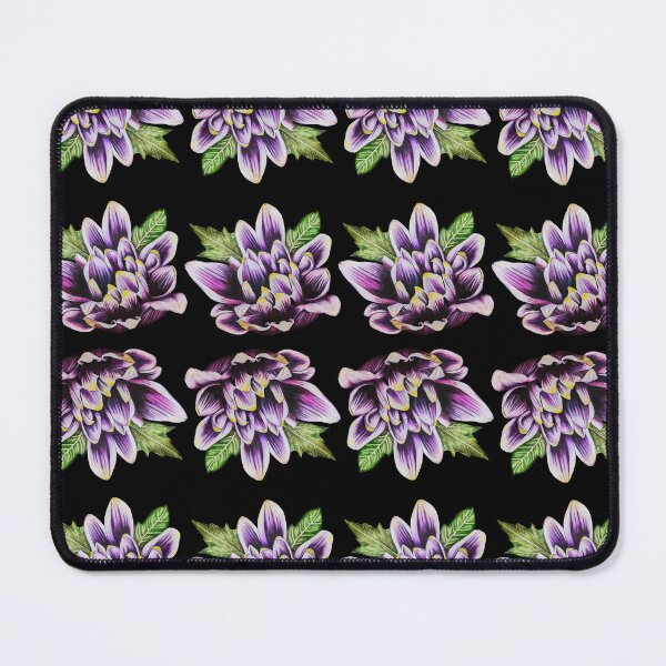 Item preview, Purple Chrysanthemum with Leaf Pattern 2 C2 designed and sold by nastiaart.