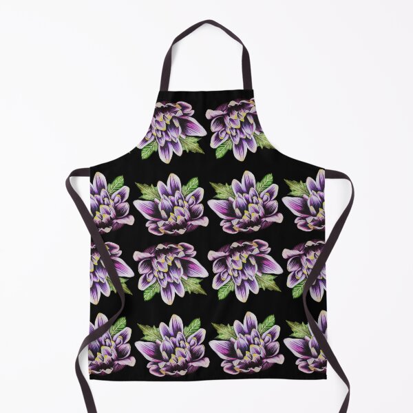 Item preview, Purple Chrysanthemum with Leaf Pattern 2 C2 designed and sold by nastiaart.