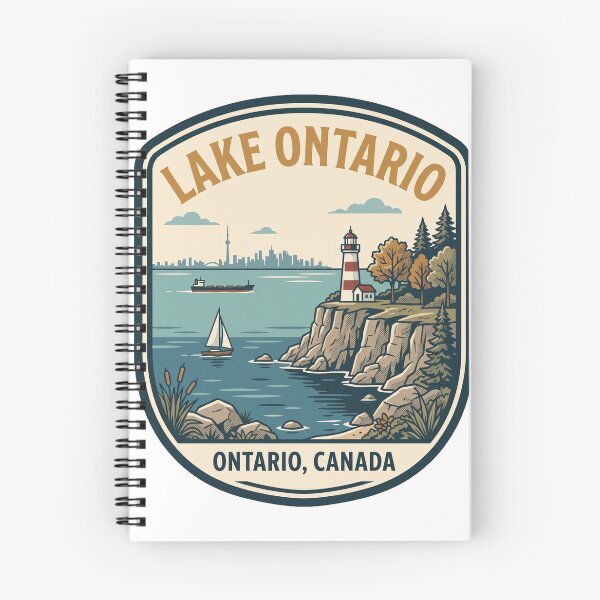 Item preview, Vintage Lake Ontario Canada Toronto Skyline Lighthouse designed and sold by k3rstman1.