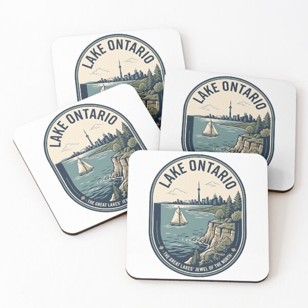 Item preview, Vintage Lake Ontario Toronto Skyline Nautical Badge designed and sold by k3rstman1.