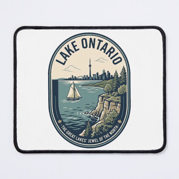 Item preview, Vintage Lake Ontario Toronto Skyline Nautical Badge designed and sold by k3rstman1.