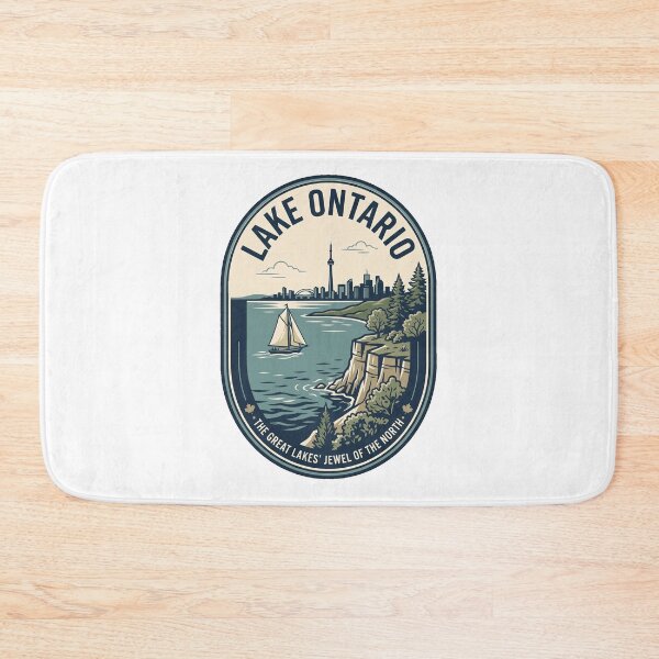 Item preview, Vintage Lake Ontario Toronto Skyline Nautical Badge designed and sold by k3rstman1.