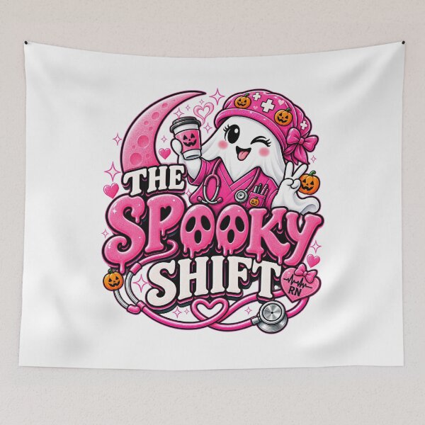 Item preview, Spooky Nurse Halloween Pink Shift, Essential T-Shirt  designed and sold by podlook.