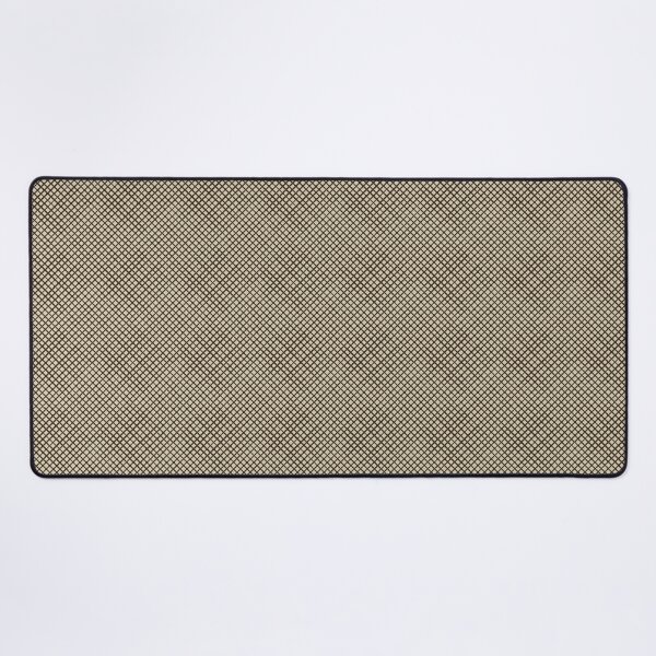 Item preview, Espresso Diamond Trellis Woven Crosshatch Geometric Pattern Design designed and sold by DColourMuse.