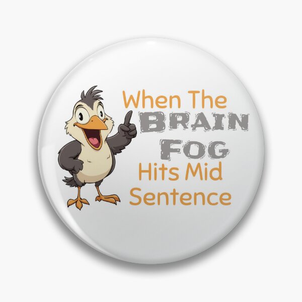 Item preview, Brain Fog Bird, Forgetful Bird designed and sold by WrenAndWhimsy.
