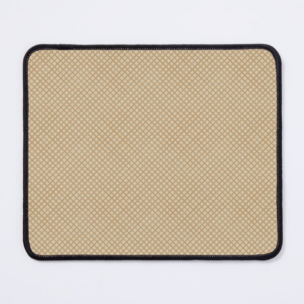 Item preview, Golden Ochre  yellow Diamond Trellis Woven Geometric Crosshatch Pattern designed and sold by DColourMuse.