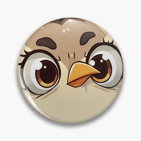 Item preview, Feeling Frazzled Bird, Funny Fried Avian Illustration designed and sold by WrenAndWhimsy.