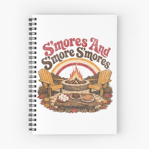 Item preview, S’mores and S’more S’mores Retro Fall Outdoor Patio Design designed and sold by SpEnMa-Holidays.