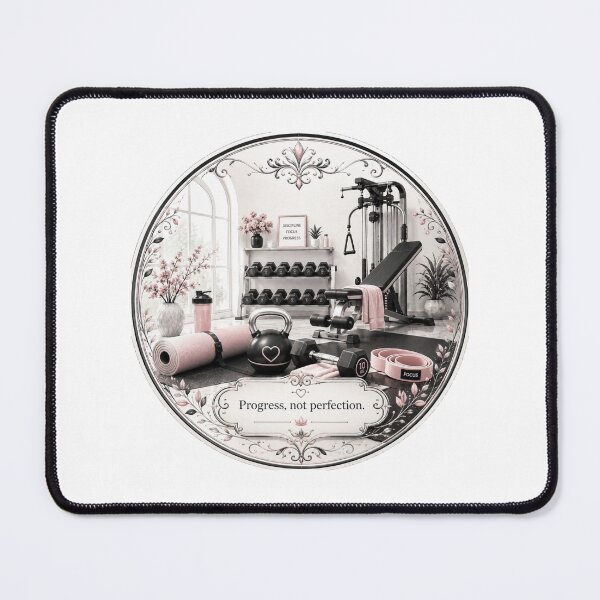 Item preview, Elegant Pink Fitness Motivation Design designed and sold by LunaMoments.