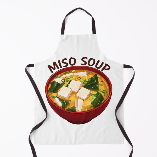 Item preview, Miso Soup - Japanese Food Tofu & Seaweed Illustration designed and sold by yodaddydesigns.