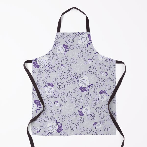 Item preview, GEOMETRIC PURPLE ROSES FLORAL PATTERN designed and sold by sheseddit.