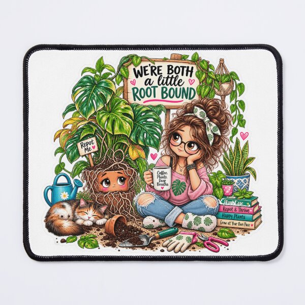 Item preview, We’re Both a Little Root Bound – Funny Plant Mom designed and sold by CottageGardenCo.