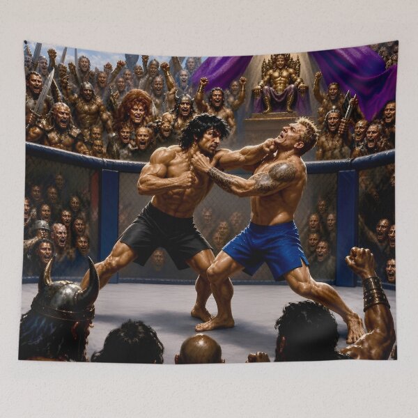 Item preview, Warriors Epic Cage Clash designed and sold by TinCatOutPost.