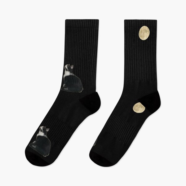 Item preview, Tuxedo Cat yellow moon designed and sold by JALNERVION SHOP.