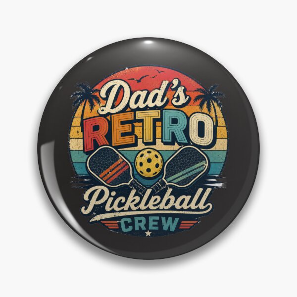 Item preview, Dad's Retro Pickleball Crew - Vintage Pickleball Dad designed and sold by GreyTee.