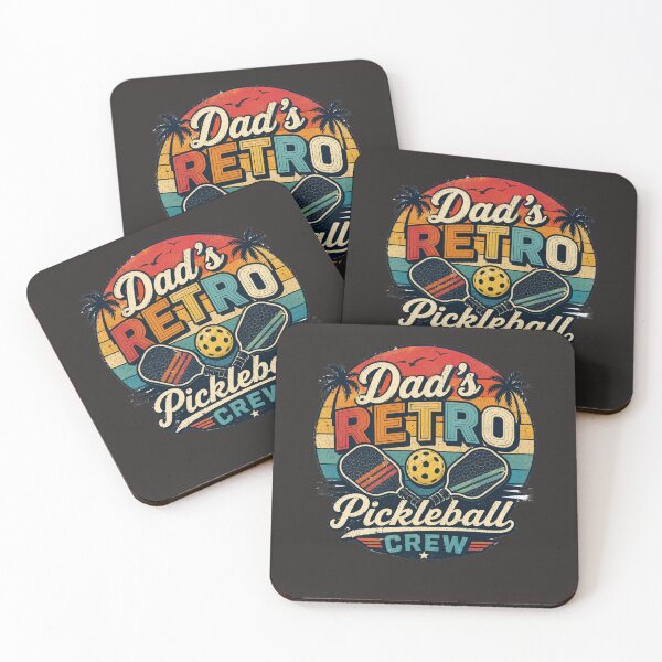 Item preview, Dad's Retro Pickleball Crew - Vintage Pickleball Dad designed and sold by GreyTee.