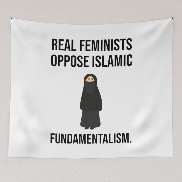 Item preview, Real feminists oppose Islamic fundamentalism.  designed and sold by Rachel the Artist .