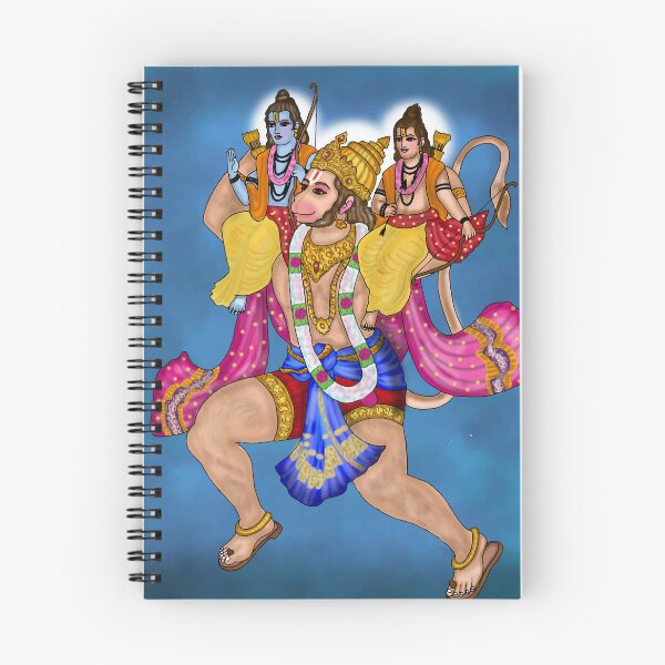 Item preview, Lord Hanuman Digital Drawing | Divine Hindu God Devotional Artwork designed and sold by Harshit_Digital_Arts.