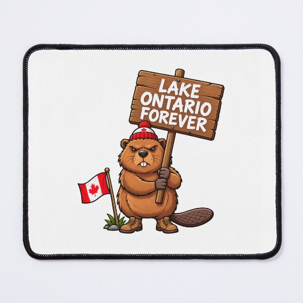 Item preview, Lake Ontario Forever Animal Beaver Funny Anti Lake America designed and sold by first-shirt ⭐ ⭐ ⭐ ⭐ ⭐.