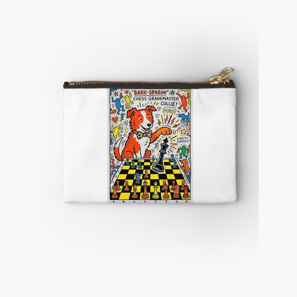 Item preview, Border Collie Chess Master - Pop Art Design designed and sold by PictoVibe.