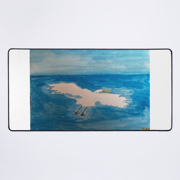 Item preview, White Heron Soaring designed and sold by BirdandaBrush.