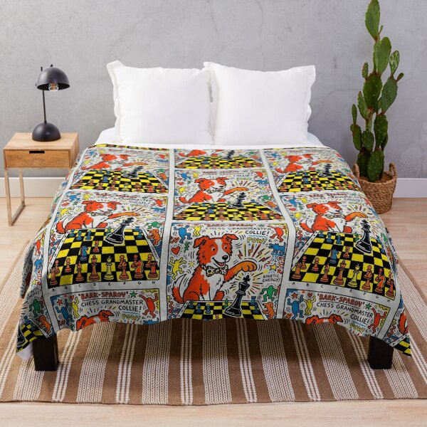 Item preview, Border Collie Chess Master - Pop Art Design designed and sold by PictoVibe.