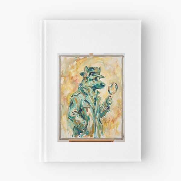 Item preview, German Shepherd Detective - Abstract Noir Art designed and sold by PictoVibe.