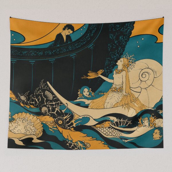 Item preview, Enchanted Isles Fairy Tale Art, Vintage Storybook Illustration, Dorothy P. Lathrop designed and sold by RickE.